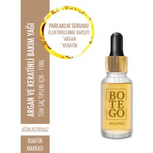 Botego Milano Argan Oil & Keratin Nemlendirici ve Onarıcı Bakım Serumu 10 ml