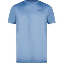 2AS Fiji Sıfır Yaka T-Shirt Mavi 2ASFIJ2023