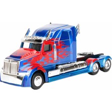 Jada Toys 1:32 Hollywood Rides Transformers Western Star 5700 Xe Optimus Prime Model Araba