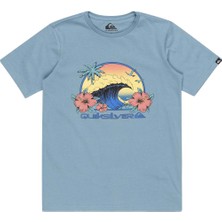 Quiksilver Riding Today Youth Erkek Çocuk Mavi Tişört