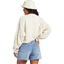 Billabong Loosen Up Crew Kadın Beyaz Sweatshirt