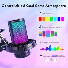 Maono DGM20S Gamerwave Condenser USB Oyun Rgb Mikrofonu