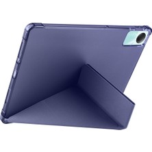 TNS TeknoPlus Huawei Matepad Se 10.4 Kılıf Yatay ve Dikey Standlı Uyku Modlu Kalemlikli Trifold Arkası Soft Silikon Smart Kılıf