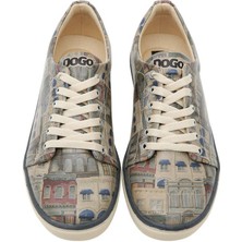 Kadın Vegan Deri Çok Renkli Sneakers - Frame of Mind Tasarım