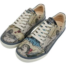 Kadın Vegan Deri Çok Renkli Sneakers - Le Parisien Tasarım