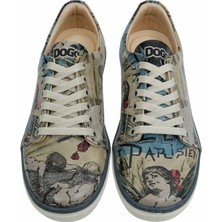 Kadın Vegan Deri Çok Renkli Sneakers - Le Parisien Tasarım