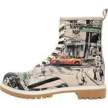 Kadın Vegan Deri Çok Renkli Uzun Bot - Broadway Tasarım