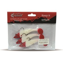 Captain 3567 Cracker Soft 10 cm 3' Lü Paket Sahte Silikon Yem 03