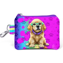 Coral High Kids Mor Pembe Köpek Desenli Bozuk Para Çantası 21931