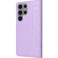 Manyi Mall Samsung Galaxy S23 Ultra Basit Iş Deri Kılıf Flip Case Için Flip Case (Yurt Dışından)