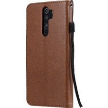 Manyi Mall Xiaomi Redmi Not 8 Pro Için Flip Case Klasik Düz Renk Iş Cüzdan (Yurt Dışından)