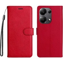 Manyi Mall Xiaomi Poco M6 Pro 4g Için Flip Case Kart Yuvası ile Klasik Düz Renk (Yurt Dışından)