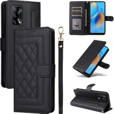 Manyi Mall Oppo F19 Basit Iş Darbeye Dayanıklı Cüzdan Deri Kılıf Için Flip Case (Yurt Dışından)