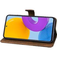 Manyi Mall Samsung Galaxy M52 5g Için Kılıf Kart Yuvası Standı Deri ile Büyük Kelebek (Yurt Dışından)