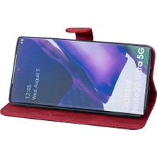 Manyi Mall Samsung Galaxy Not 20 Için Kılıf Ultra 5g Kickstand Koruyucu Deri (Yurt Dışından)