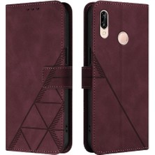 Mellow Shop Huawei P20 Lite Için Kılıf Pu Deri Flip Folio Kitap Koruyucu Cüzdan Kart (Yurt Dışından)