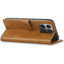 Mellow Shop Tutucu Kart Yuvaları ile Onur X8 4g Için Kılıf Cüzdan Buzağı Doku Flip Case (Yurt Dışından)