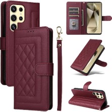 Mellow Shop Samsung Galaxy S24 Için Flip Case Ultra Cüzdan Basit Iş Darbeye (Yurt Dışından)