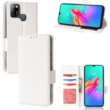 Mellow Shop Infinix Akıllı 5 Yan Toka Cüzdan Manyetik Pu Deri Kart Yuvaları Için Kılıf (Yurt Dışından)