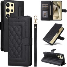 Mellow Shop Samsung Galaxy S24 Için Flip Case Ultra Cüzdan Basit Iş Darbeye (Yurt Dışından)