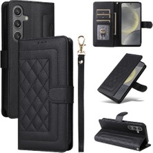 Mellow Shop Samsung Galaxy S24 Artı Flip Kapak Için Flip Case Darbeye Deri Kılıf (Yurt Dışından)