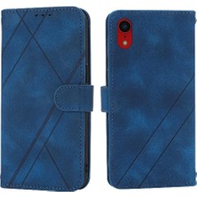 Mellow Shop Iphone Xr Anti Scratch Pu Deri Kayış Kickstand Tam Kart Için Filp Durumda (Yurt Dışından)