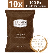 Tahmis Türk Kahvesi Orta Kavrulmuş 100 gr 10'lu