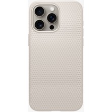 Spigen iPhone 15 Pro Max Kılıf Liquid Air Natural Titanium - ACS07212