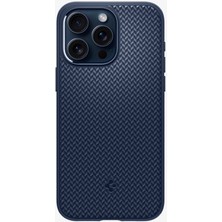 Spigen iPhone 15 Pro Max Kılıf Mag Armor MagFit MagSafe özellikli Navy Blue - ACS06598