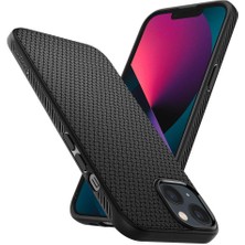 Spigen iPhone 13 Mini Kılıf Liquid Air Matte Black - ACS03315