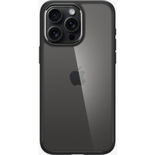 Spigen iPhone 15 Pro Kılıf Ultra Hybrid Matte Black - ACS06713