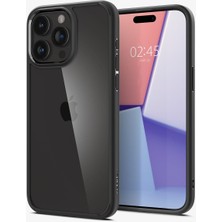 Spigen iPhone 15 Pro Kılıf Ultra Hybrid Matte Black - ACS06713