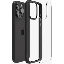 Spigen iPhone 15 Pro Kılıf Ultra Hybrid Matte Black - ACS06713