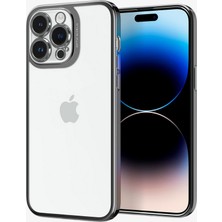 Spigen iPhone 14 Pro Kılıf Optik Crystal Chrome Gray - ACS04979