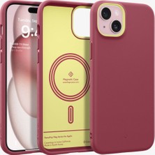 Spigen Caseology iPhone 15 Kılıf Nano Pop Mag MagSafe özellikli Magenta Lychee - ACS06934