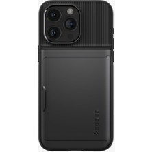 Spigen iPhone 15 Pro Kılıf Slim Armor CS Black - ACS06728