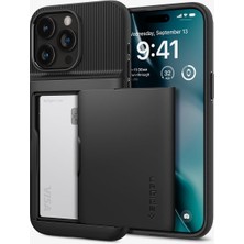 Spigen iPhone 15 Pro Kılıf Slim Armor CS Black - ACS06728