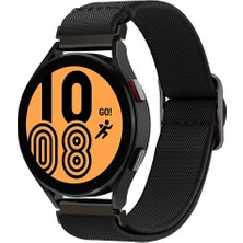 Spigen Galaxy Watch Seri 47mm/46mm/45mm/44mm/43mm/42mm/41mm Kordon Kayış Band Lite Fit (20mm) Black - AMP04040