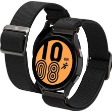 Spigen Galaxy Watch Seri 47mm/46mm/45mm/44mm/43mm/42mm/41mm Kordon Kayış Band Lite Fit (20mm) Black - AMP04040