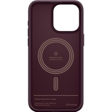 Spigen Caseology iPhone 15 Pro Max Kılıf Parallax Mag MagSafe özellikli Burgundy - ACS06616