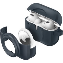 Spigen AirPods Pro (1. nesil) / AirTag için Kılıf Tag Armor Duo Metal Slate - ACS04390