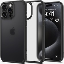 Spigen iPhone 15 Pro Kılıf Ultra Hybrid Frost Black - ACS06709