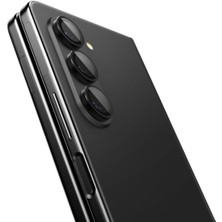 Spigen Galaxy Z Fold 5 Kamera Lens Camı Koruyucu Glas.tR EZ Fit Optik Pro (2 Adet) Black - AGL06524