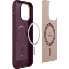 Spigen Caseology iPhone 14 Pro Max Kılıf Nano Pop Mag MagSafe özellikli Burgundy Bean - ACS04870