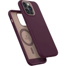 Spigen Caseology iPhone 14 Pro Max Kılıf Nano Pop Mag MagSafe özellikli Burgundy Bean - ACS04870