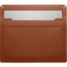 Spigen 14'' MacBook & Notebook Laptop Taşıma Çantası Valentinus S Sleeve Classic Brown - AFA06422