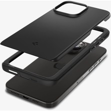 Spigen iPhone 15 Pro Max Kılıf Thin Fit Black - ACS06544