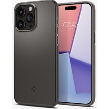 Spigen iPhone 15 Pro Max Kılıf Thin Fit Gunmetal - ACS06545