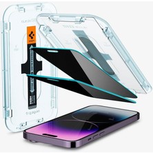 Spigen iPhone 14 Pro Max Cam Ekran Koruyucu Kolay Kurulum Glas.tR EZ Fit Privacy ( Sensor Protection ) (2 Adet) - AGL05203