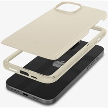 Spigen iPhone 15 Kılıf Thin Fit Mute Beige - ACS06782